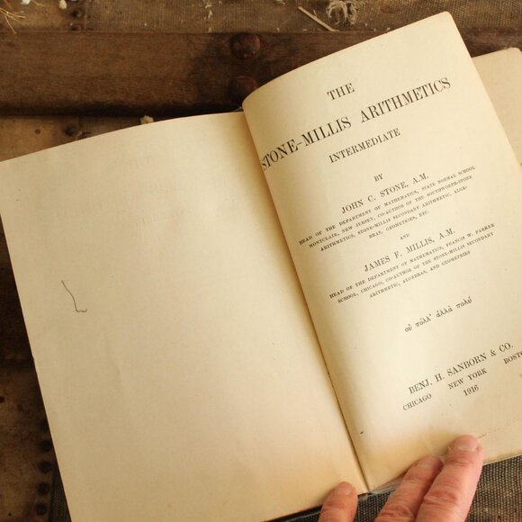 Vintage 1910s Book, "The Stone-Millis Arithmetic, Intermediate", by Stone Millis - Picture 8 of 15